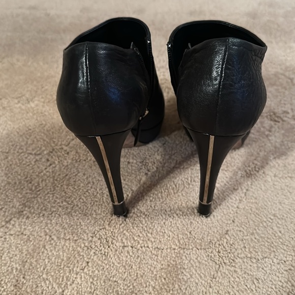 Dior black leather ankle booties. 37 7 - Picture 2 of 7